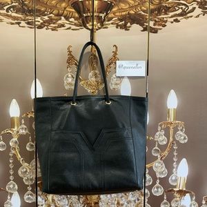 Yves Saint Laurent Lucky Chyc Tote- Black